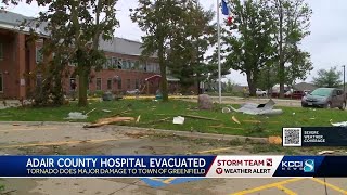 Greenfield tornado: Adair County hospital evacuated