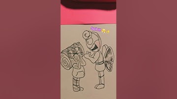 Sprout and Cosmo dating?!🤯 #fruitcake #dandysworld #cosmo #sprout #glisten #cosmoxsprout #sebastian