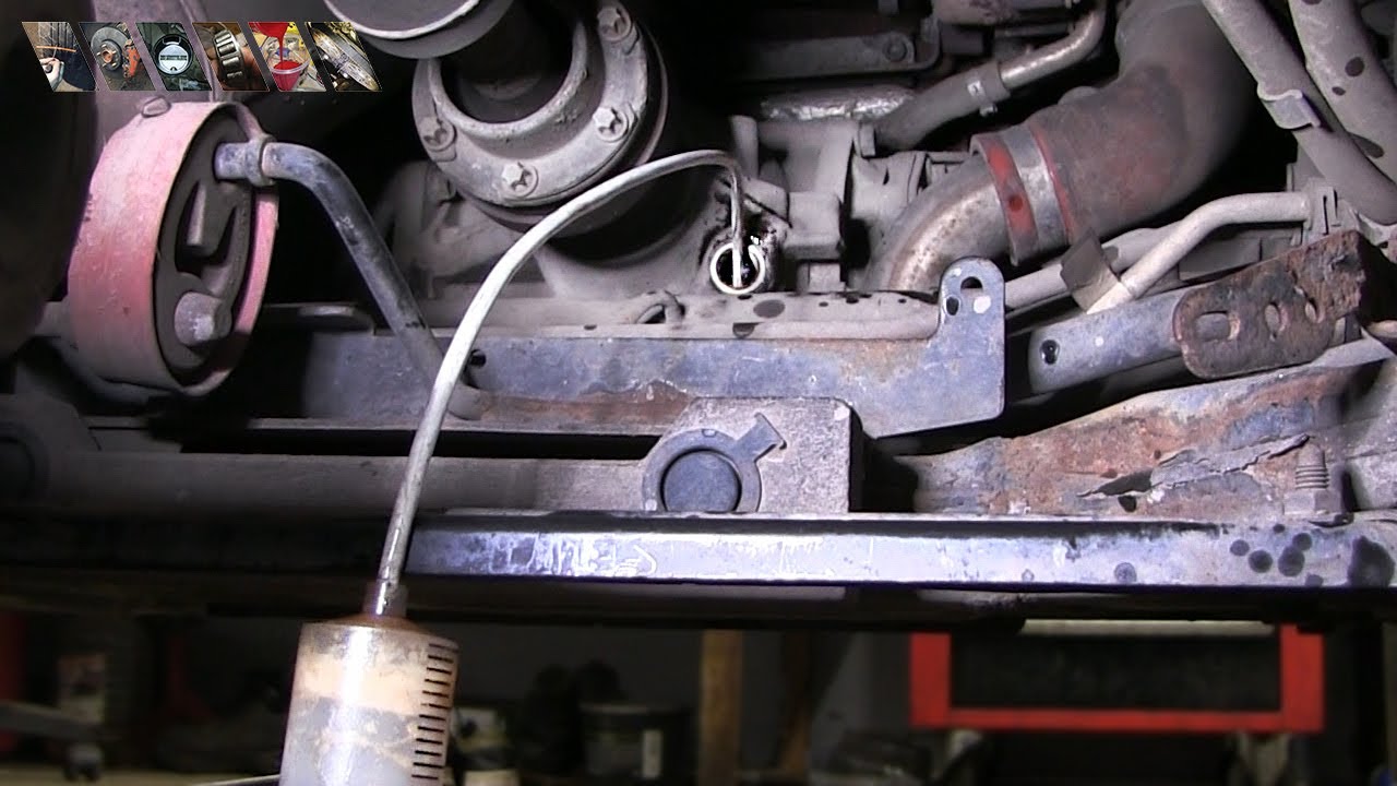 Сложная замена масла в редукторах - YouTube