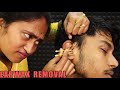 Satisfying Earwax Removal With Earbuds | Ear Cleaning ASMR | Head Massage &amp; Neck Cracking | Sleep