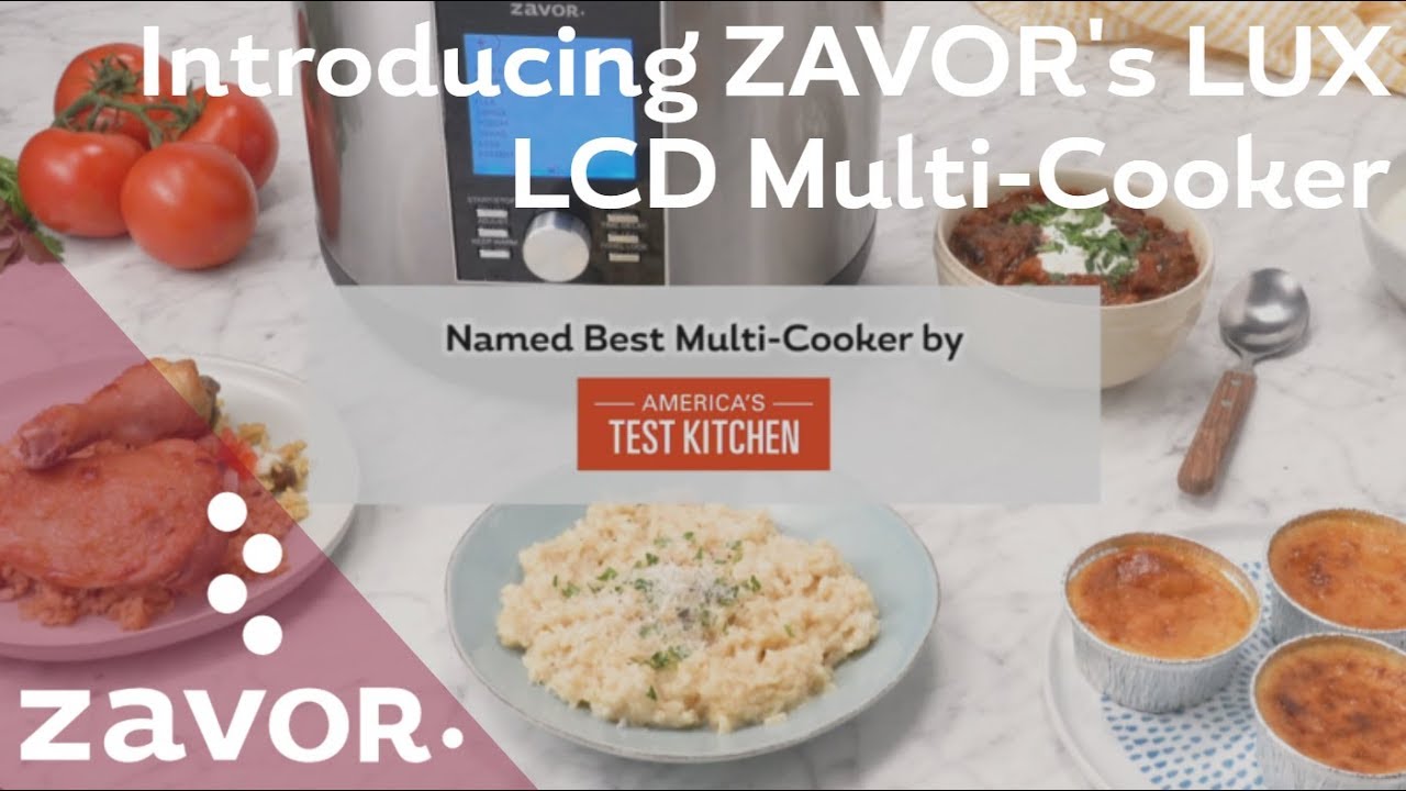 Zavor LUX LCD Multi-Cooker - 8 QT – The Happy Cook