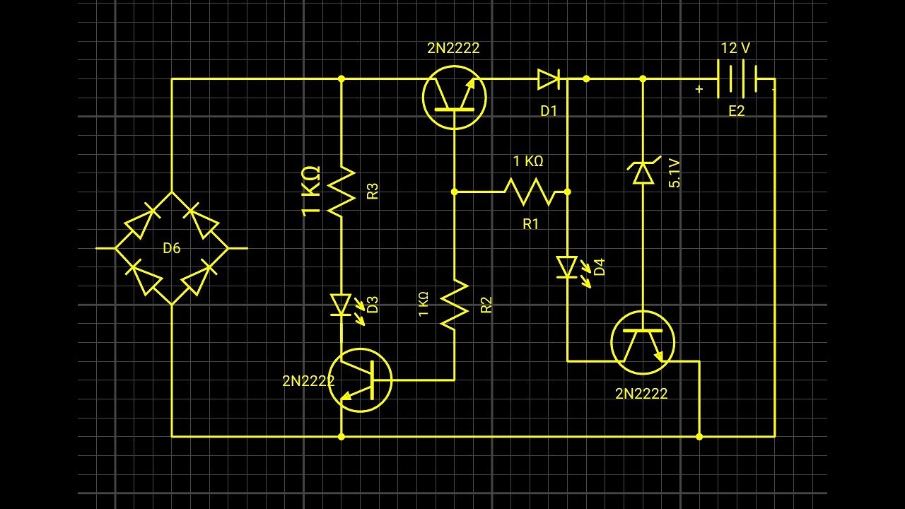 How to create a circuit diagram in word - YouTube