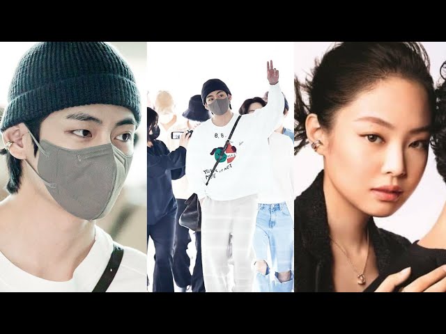 BTS's V spotted wearing BLACKPINK Jennie's Chanel earrings