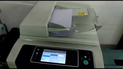 Xerox 5875 machine | ADF speed | Xerox 5855 error