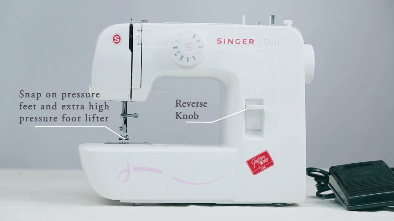 Singer Sewing Machine - 1306 - YouTube