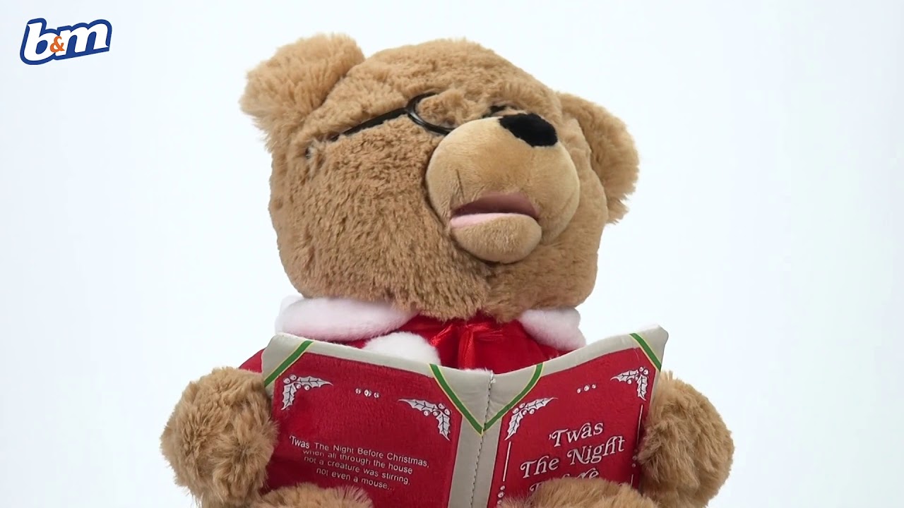 Moving Storytelling Christmas Bear | B 