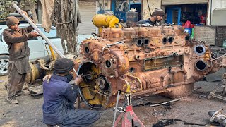 The Dozer Engine seized because the oil a lot was dirty / Engine Compelete Restoration