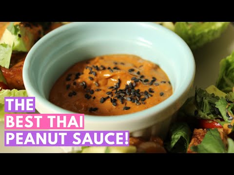 Creamy Thai peanut sauce in just minutes!