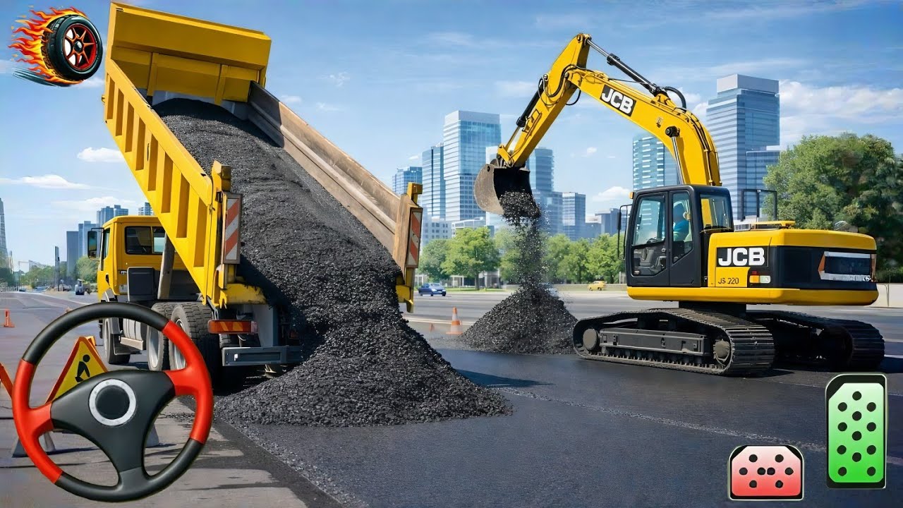 City Road Construction Simulator 3D _ Construction & Heavy Machines _ Android Gameplay _ Part 3 