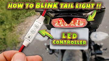 How to get Blinking Tail lights | Blink Motorcycle Tail Lamp