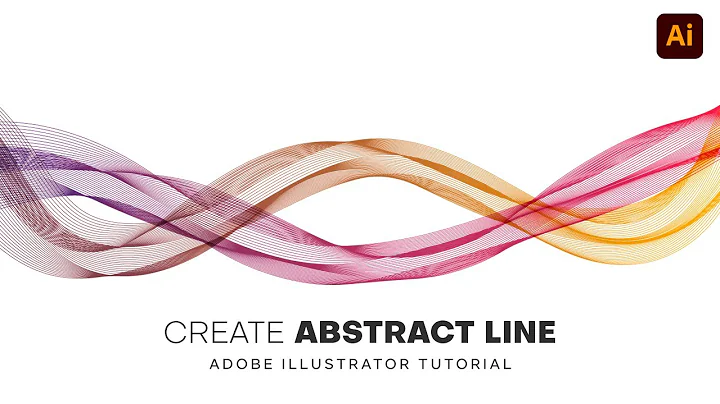 How to create abstract lines in adobe illustrator