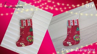 Full [DIYsewingWIN] DIY Christmas Stocking with FREE sewing pattern Update