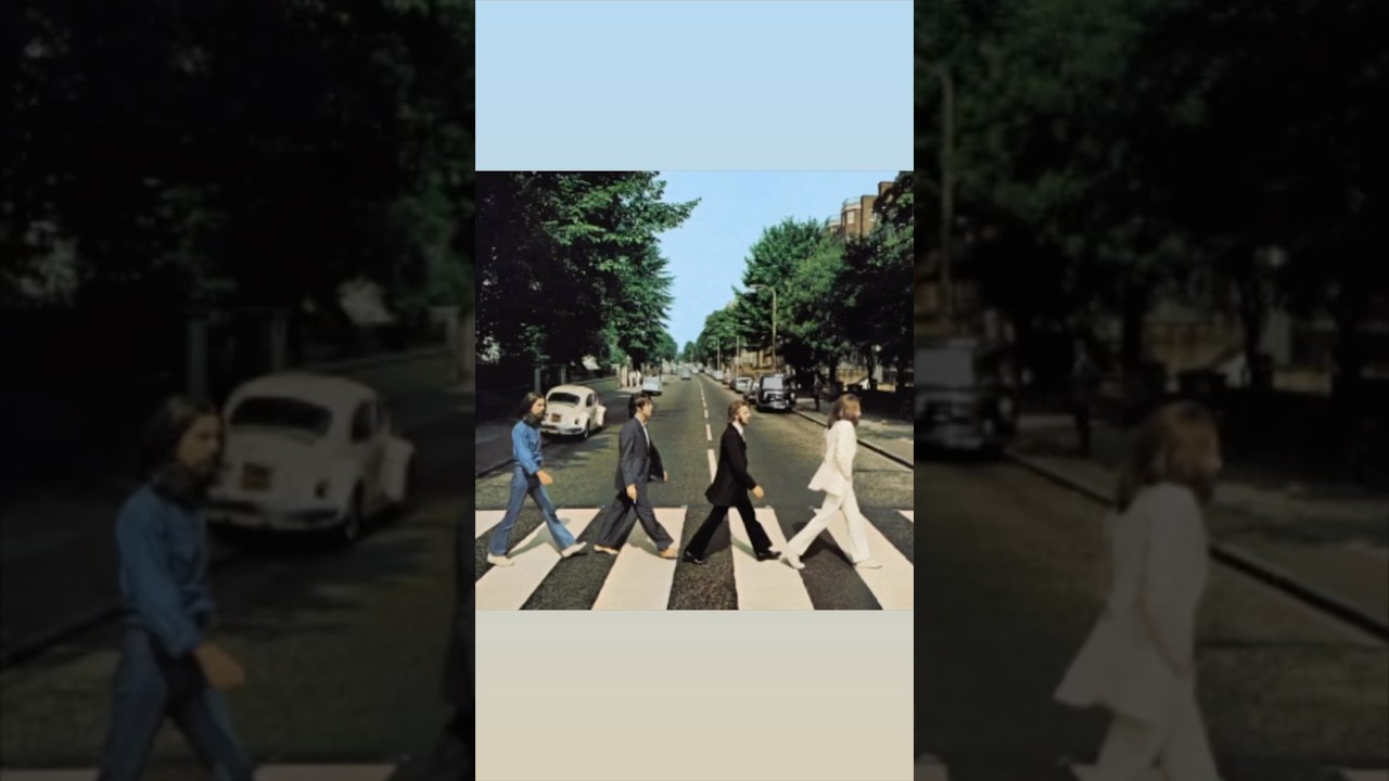 Album cover art comes to life ➡️ The Beatles, Abbey Road 