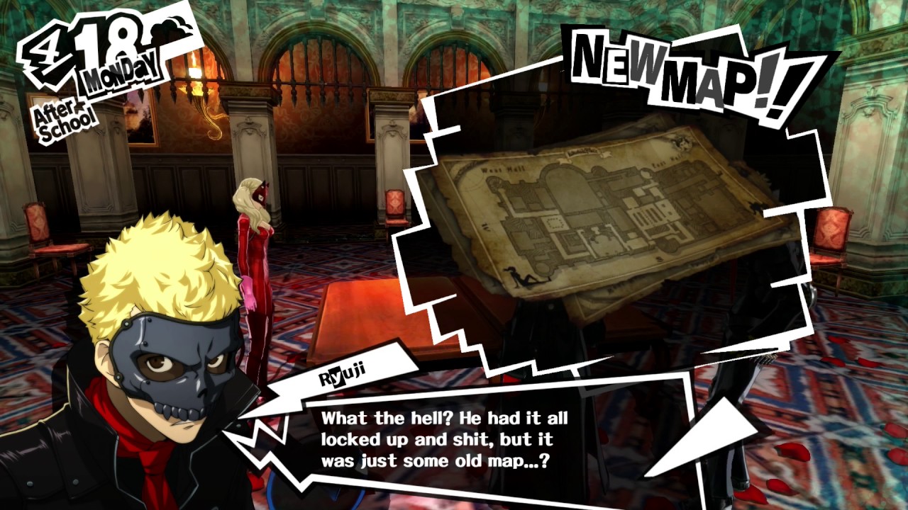 Persona 5 English Story Gameplay Walkthrough Part 9 - Find the Treasure - Steal Kamoshida's heart