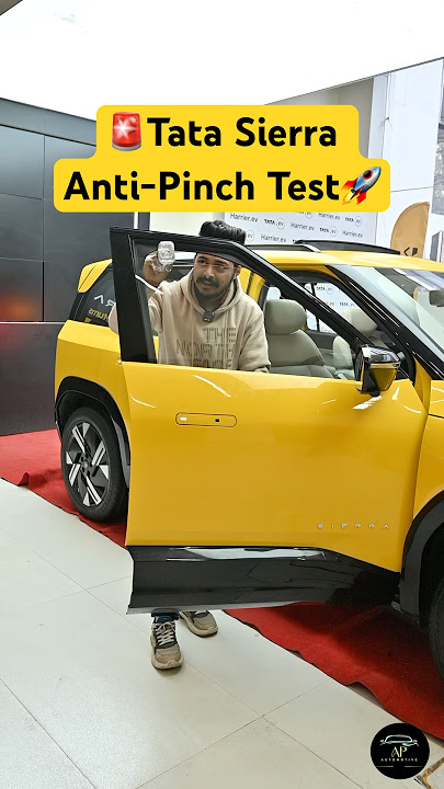 🚀Tata Sierra Anti-Pinch Test🚨Tata Sierra Top model 2025✅Tata Sierra 2025 #ytshorts #shorts #sierra