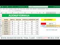 2D XLOOKUP BASIC TO ADVANCED