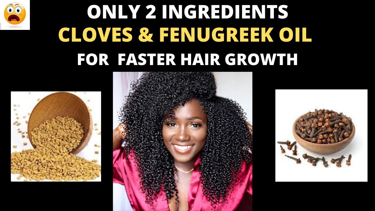 HOW TO MAKE CLOVES & FENUGREEK OIL AT HOME FASTER HAIR GROWTHcloves 