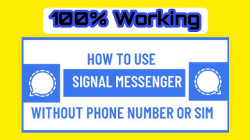 How To Use Signal App Without Phone Number | Create Signal Account Without Phone Number