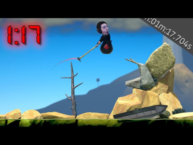 Getting Over It Finished In 1 Minute 24 Seconds - IGN