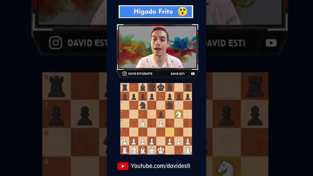 ATAQUE FEGATELLO OU ATAQUE FIGADO FRITO DE BRANCAS COMO JOGAR #Chess #Xadrez  #Ajedrez #xequemate 