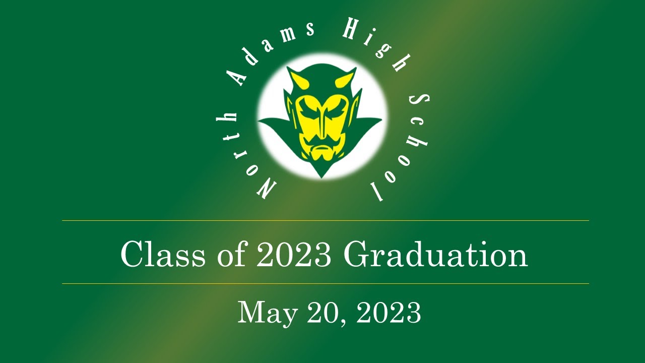 2023 Graduation Ceremony for North Adams High School YouTube