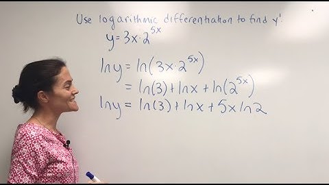 Calculus I: Logarithmic Differentiation Examples