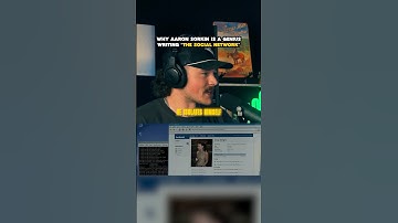 Aaron Sorkin was a genius with The Social Network