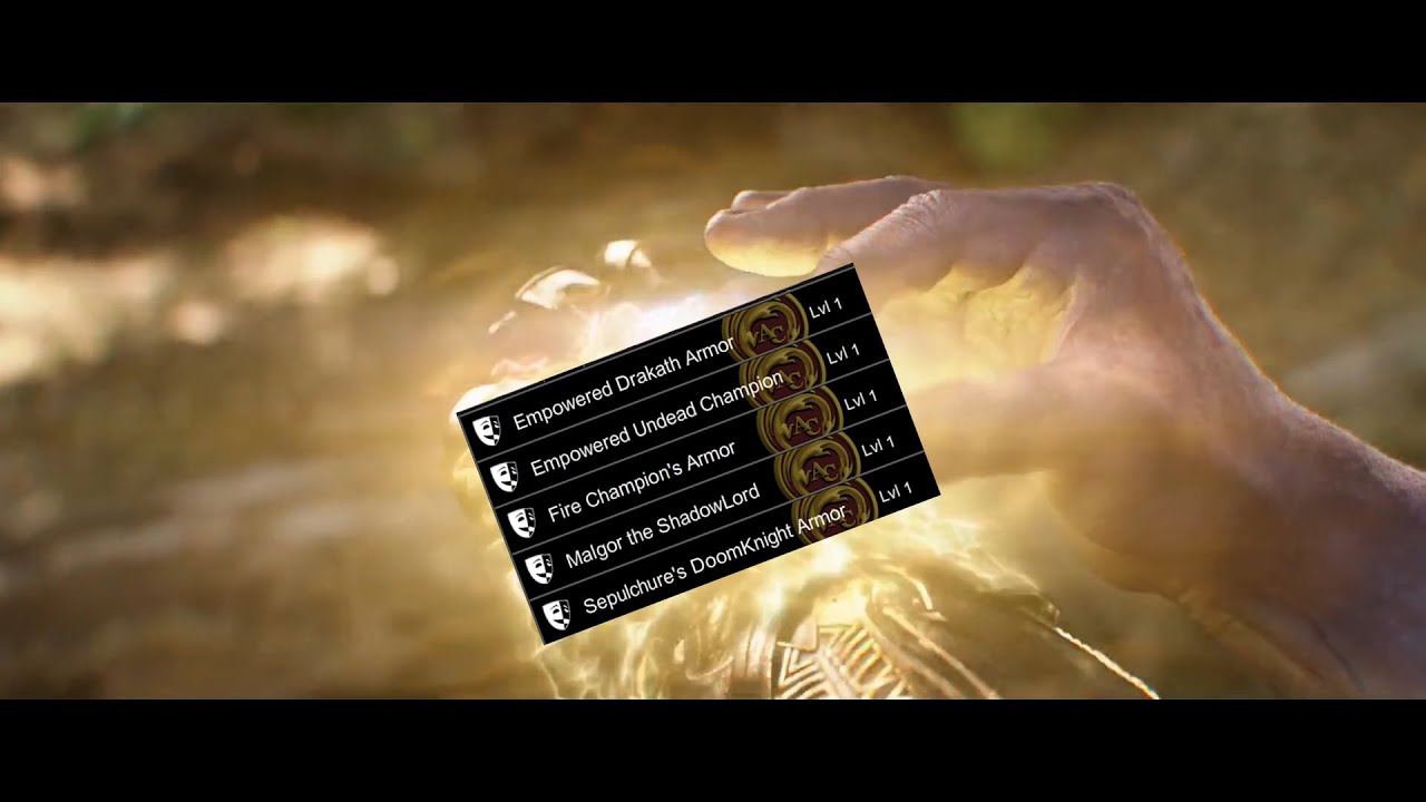 pov you finally have all the 50% damage armors