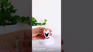 Olaf Fondant Topper