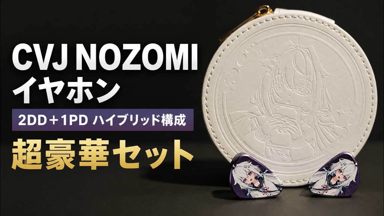 超豪華セット】見た目より性能がすごい着せ替えイヤホン【CVJ NOZOMI