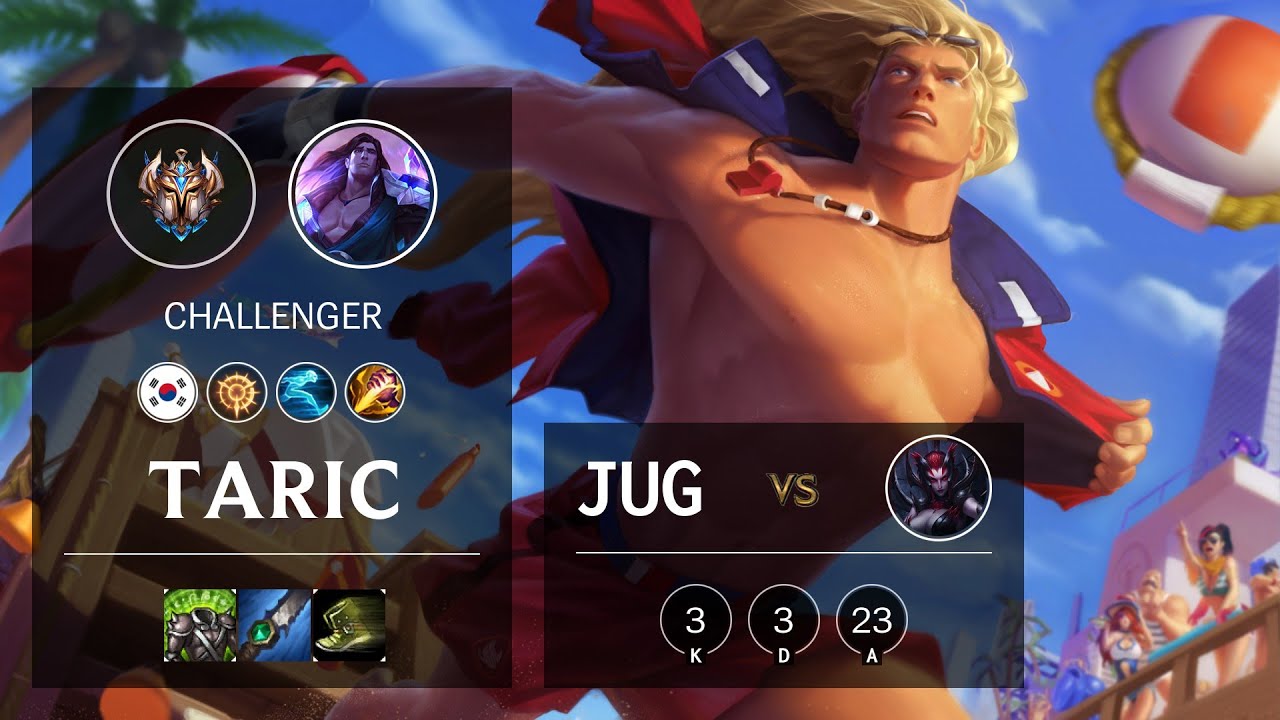Taric Jungle vs Elise - KR Challenger Patch 10.18