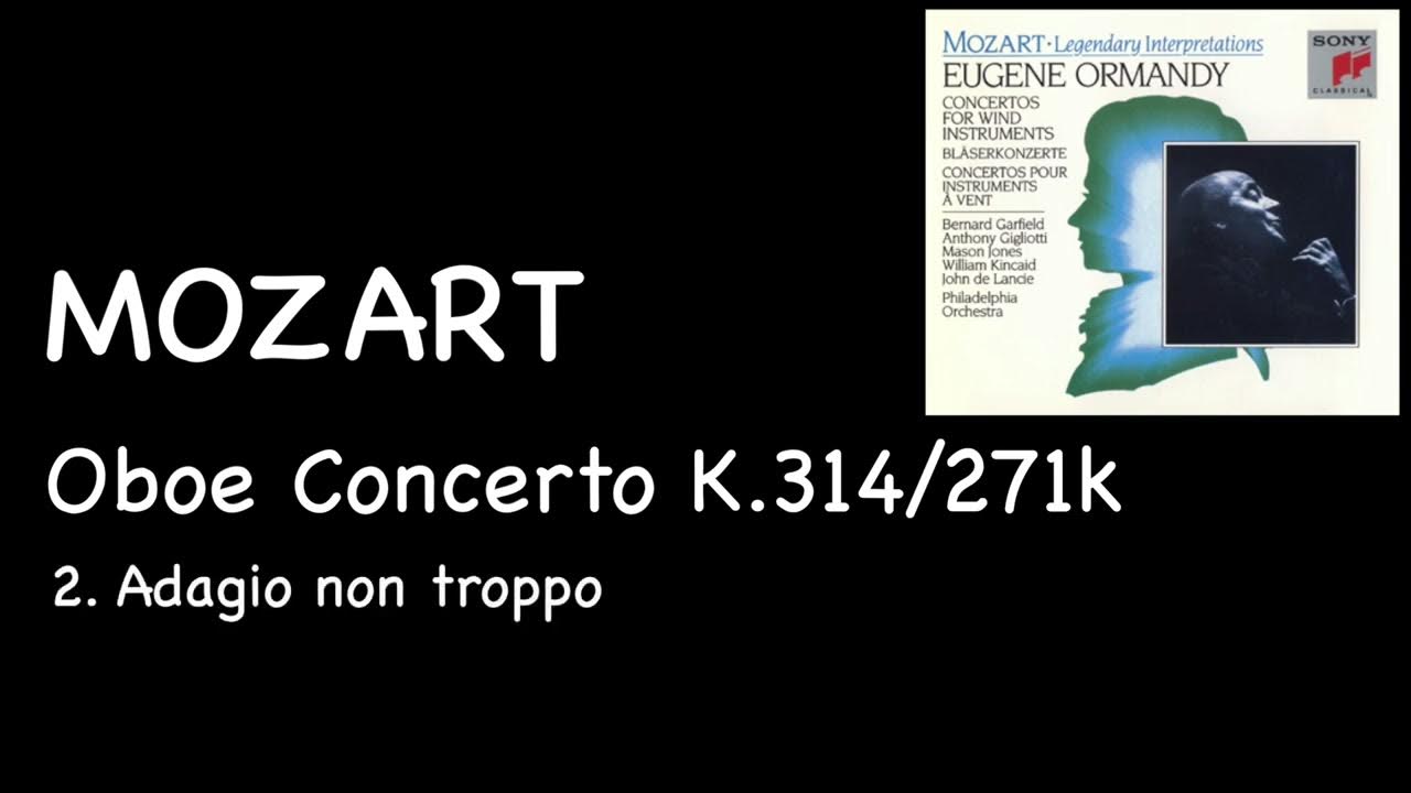 Mozart Oboe Concerto K.314/271k YouTube