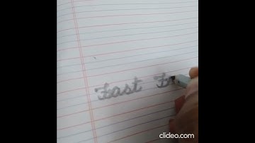 small letters joining with capital cursive letter F