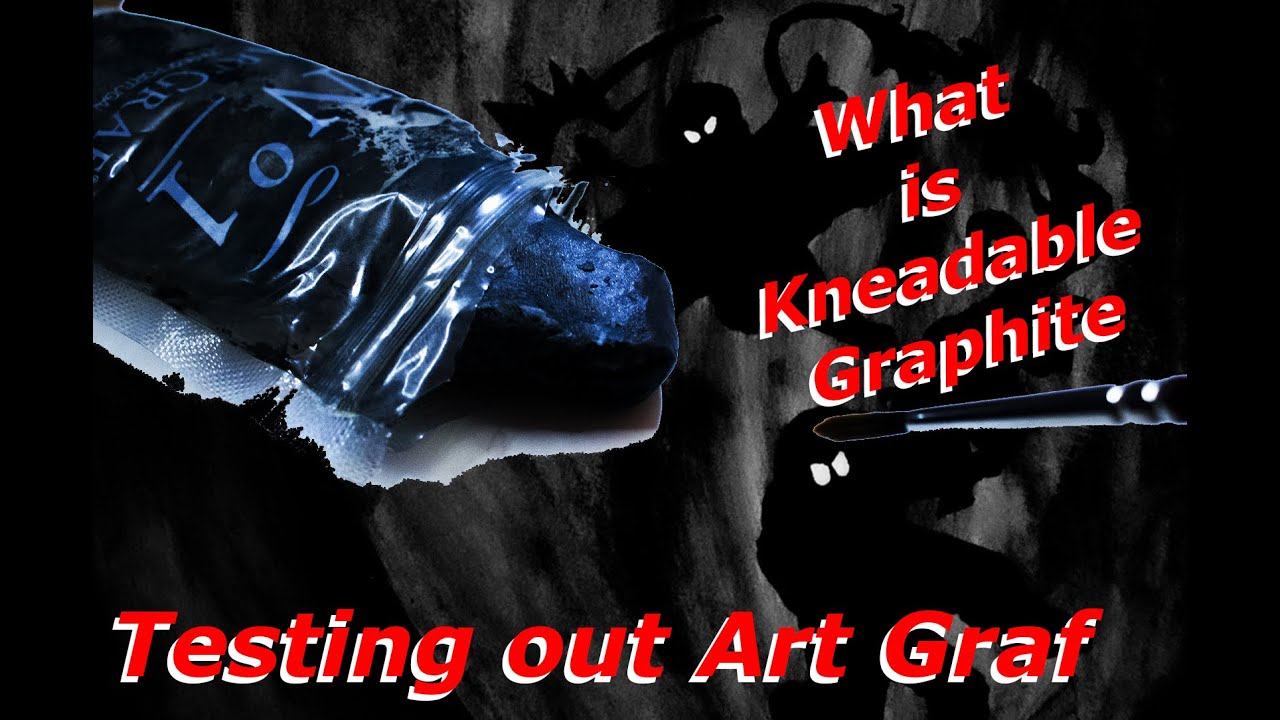 Graphite Testing What is Kneadable Graphite Testing out Art Graf - YouTube