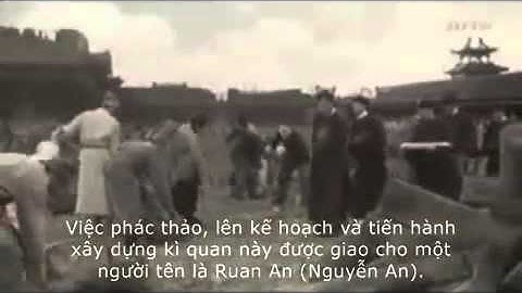 Tử Cấm Thành tuyệt tác của kiển trúc sư người Việt: Nguyễn An. Phần 2/6