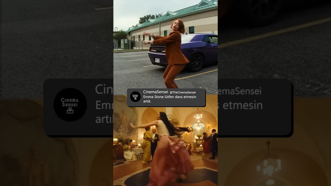 Emma Stone ve Dans figürleri 