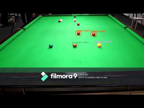 BillyStat - Detecting snooker balls with YOLOv3