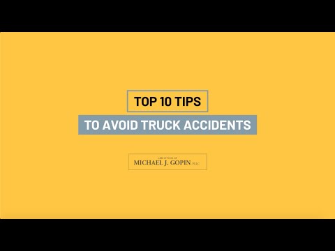 10 Tips to Avoid Truck Accidents