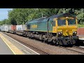 66568 4L73 Tinsley Intermodal Term to London Gateway Frghtliner meets  195003 Lea Road 26/6/2026