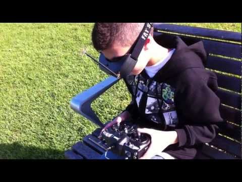 Hobby King Mini Skywalker 840mm Successful FPV Flight - FatShark Predator 100mw FPV 5.8ghz Kit