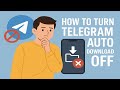 How To Turn Telegram Auto Download Off | Disable Automatic Media Downloads on Telegram
