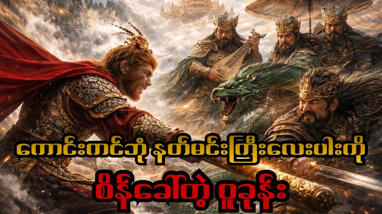 ဝူခုန်း - အပိုင်း (၅)/နတ်ဘုံအာဏာကို စိန်ခေါ်တဲ့ မျောက်ဘုရင်