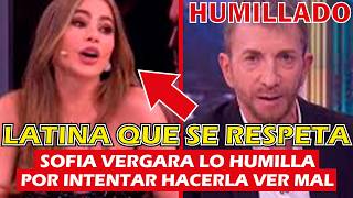 Sofia Vergara HUMILLA Y DESTROZA  a presentador que intentaba BURLARSE