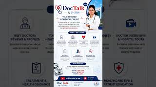 Best Doctors & Hospitals Information Channel in India 🇮🇳DocTalk by Dr Nidhi