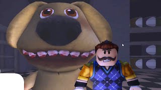 Talking Ben Dog Obby (Horror) Hello Neighbor vs Talking Ben All JUMPSCARES & WALKTHROUGH