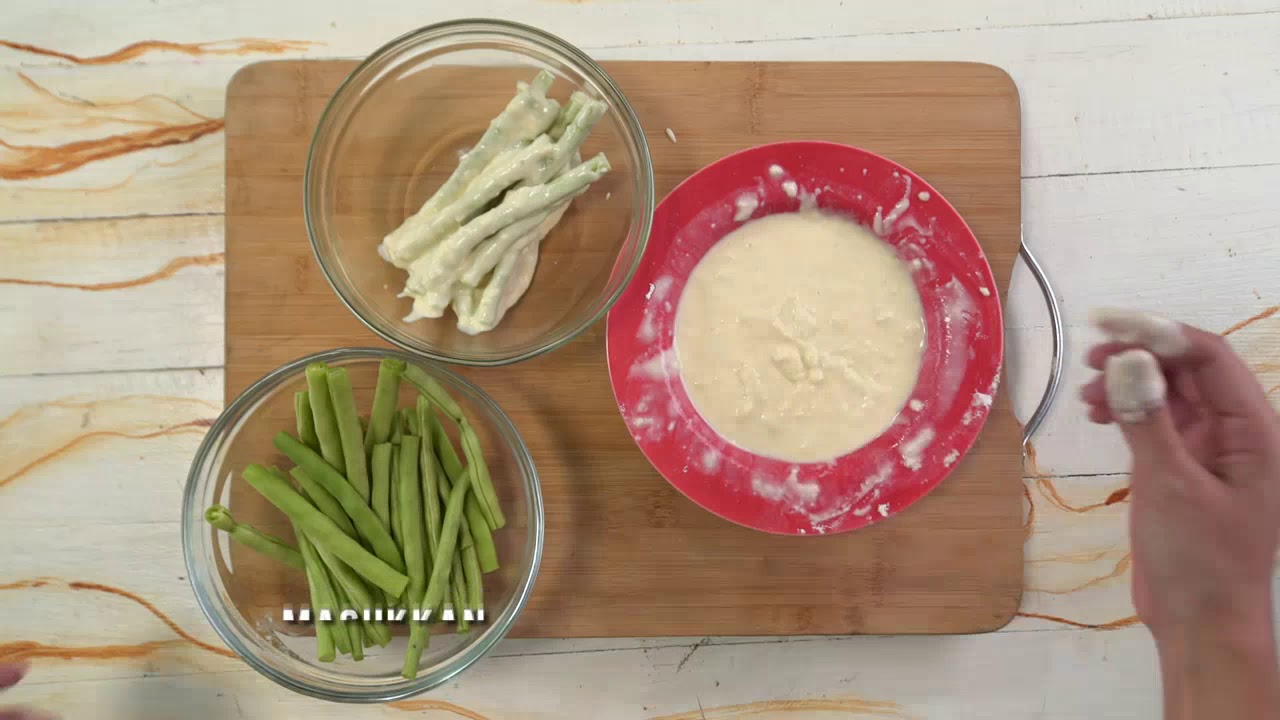 SEMUA BISA MASAK Cara  Membuat  Buncis Goreng Kriuk Saus  