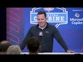 GM George Paton at the 2026 NFL Combine: 'No stone unturned'