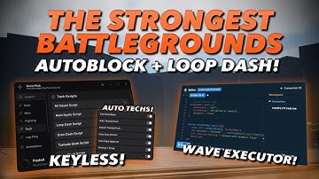 [KEYLESS] The Strongest Battlegrounds FREE Script (Auto Block, Loop Dash, Auto Techs + More!)