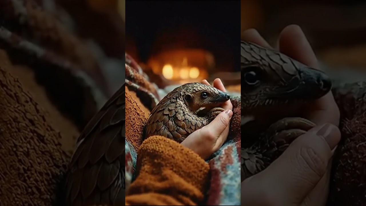 Cozy Vibes Pangolin 💘 | The Cutest Corner AI Wildlife Sanctuary | Animal Facts!