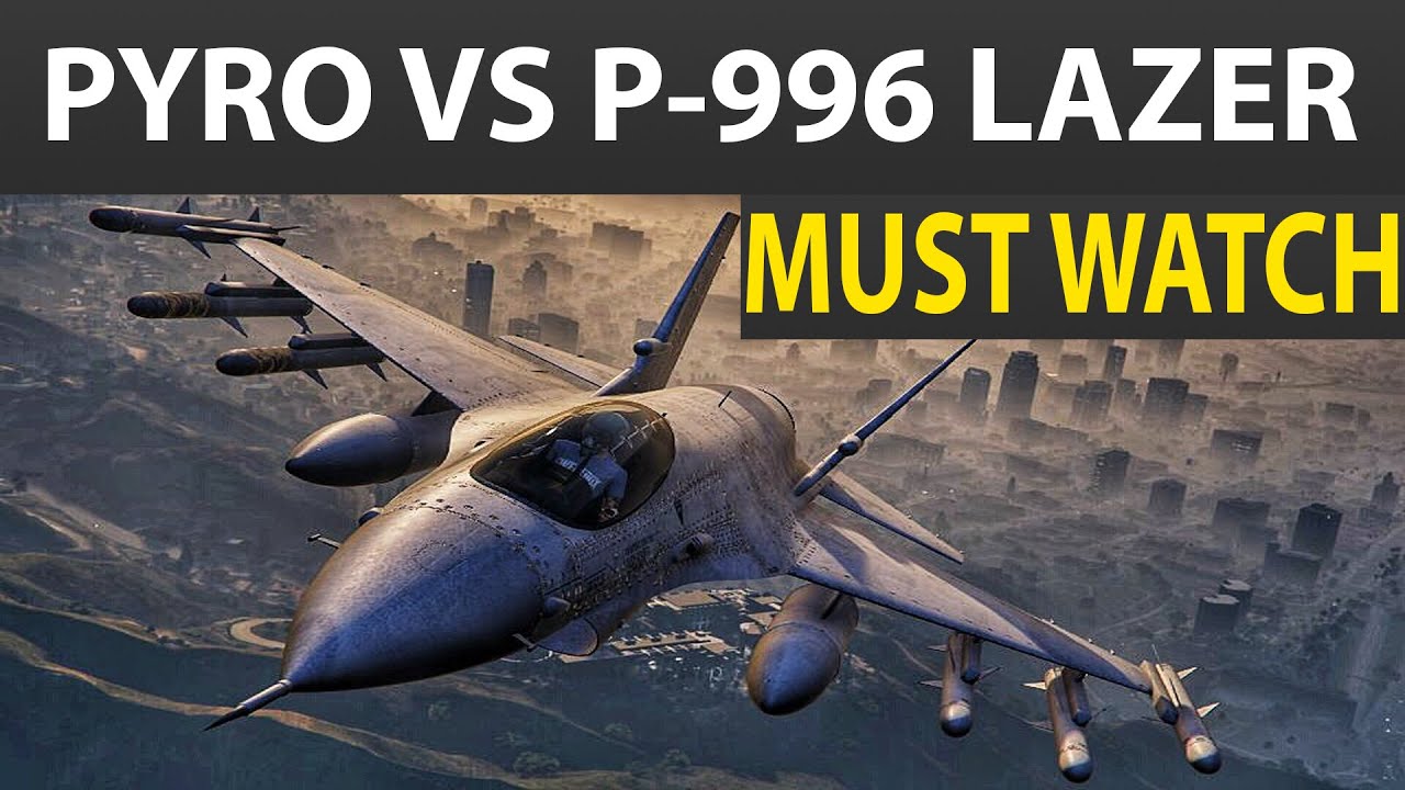 GTA 5 ONLINE: PYRO VS LAZER DOGFIGHT F4D